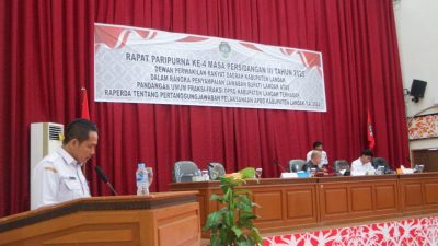 DPRD Landak Sahkan Raperda Pertanggungjawaban APBD 2024, Ini Pesan Wakil Bupati
