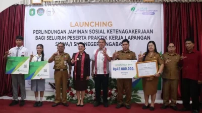 409 Pelajar SMK di Landak Dapat Perlindungan BPJS Ketenagakerjaan Selama Magang
