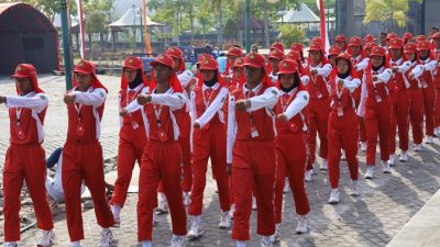 Semangat Merah Putih! Paskibraka Landak Jalani Latihan Ketat Jelang 17 Agustus