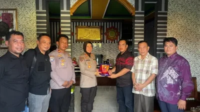 Kapolres Landak dan Ketua MABM Perkuat Sinergi Lewat Silaturahmi untuk Jaga Kamtibmas