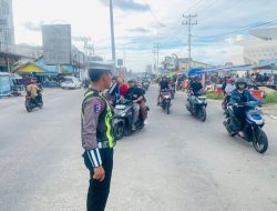 Pasar Juadah Ngabang Diserbu, Polisi Amankan Lalin