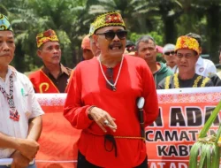 DAD Sengah Temila Tolak Plang Satgas PKH