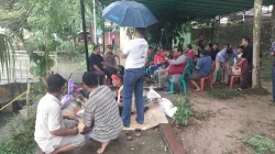 Ritual Adat Tola Bala Digelar di Taman Kota Ngabang